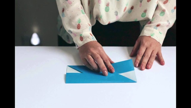 How to fold Sonobe modular origami unit