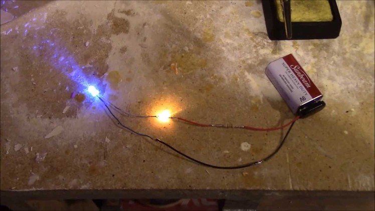 How to make a non flicker LED into a flicker LED