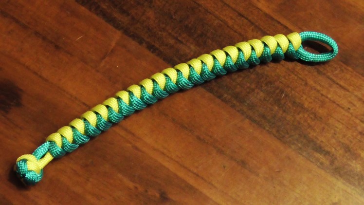 How To Make A Paracord Snake Knot Survival Bracelet Without A Buckle
