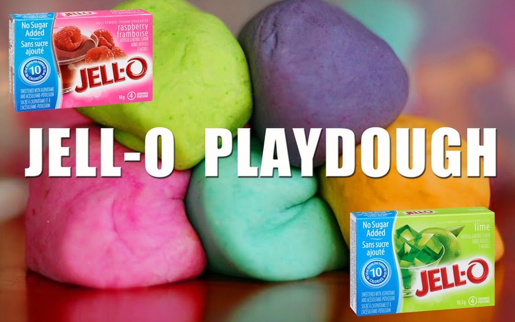 How to make Playdough with JELLO | No Cook!