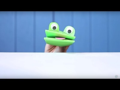 Leap Day Craft: DIY Frog Puppet