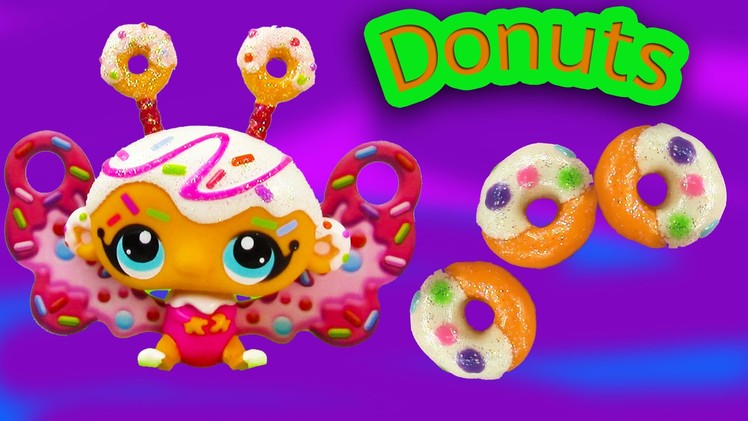 LPS Playdoh Jelly Donut Glitter Fairy Candyswirl Dreams Food Littlest Pet Shop Candy Bat