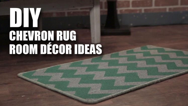Mad Stuff With Rob | DIY Chevron Rug | Room Decor Ideas