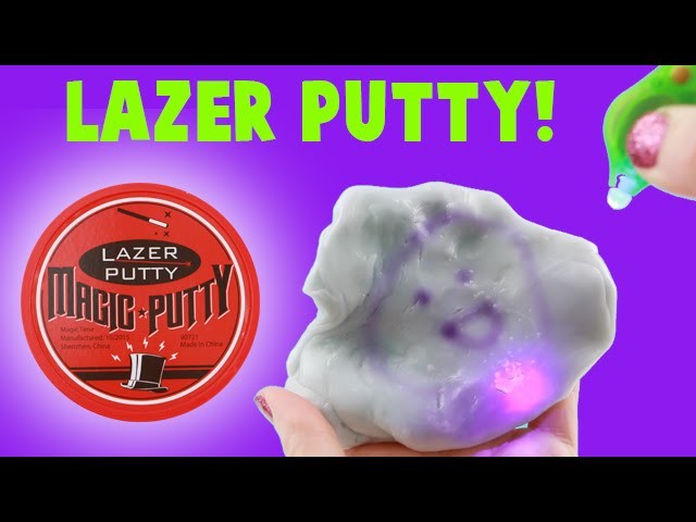 Magic Lazer Putty Toy - Draw on Putty with a Purple Laser!