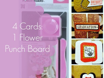 Making Cards with My Flower Punch Board by We R Memory Keepers