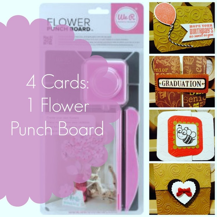 Making Cards with My Flower Punch Board by We R Memory Keepers