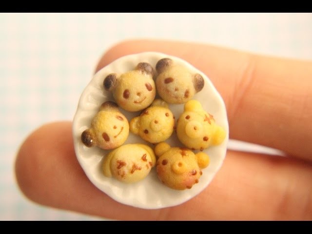 Miniature animal breads║Panda. Tiger. Puppy