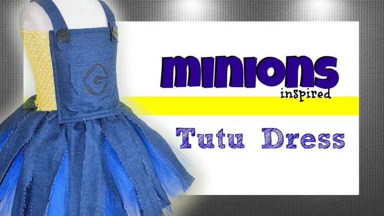 Minion Inspired Costume Tutu Dress