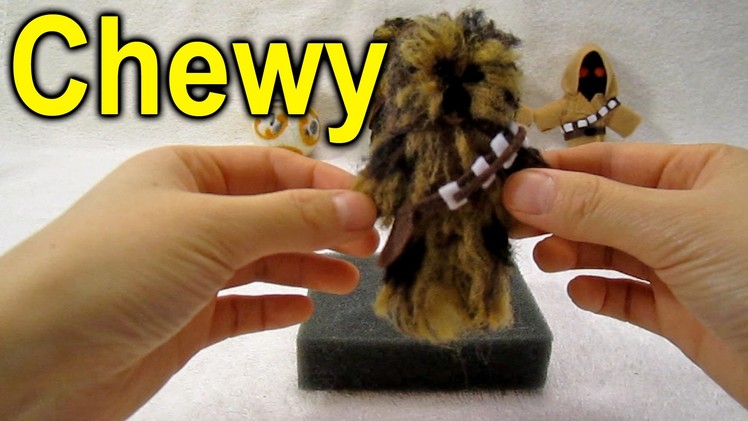 Needle felting tutorial ~► How to make a Star Wars Chewbacca character