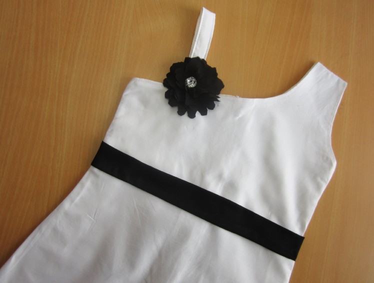One Strap - One Shoulder Frock - (Aline Dress)