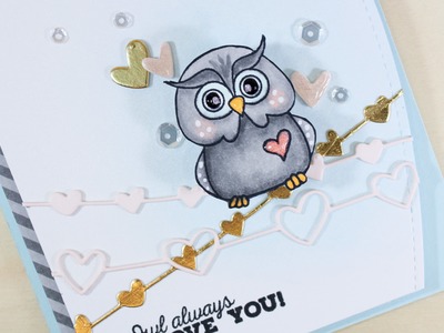 Owl Always Love You - Adding Details To Copic Coloring