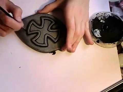 Painting foam to look like armor.metal - tutorial by GERMIA