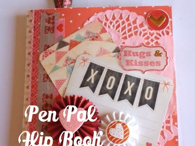 Pen Pal Flip Book | VR for Craftyirina's Challenge Giveaway