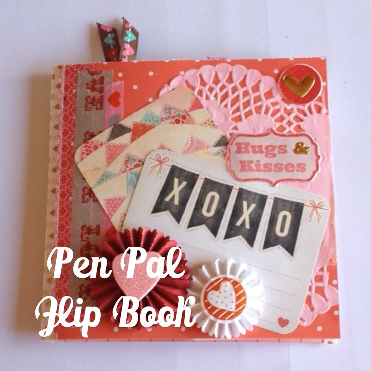 Pen Pal Flip Book | VR for Craftyirina's Challenge Giveaway