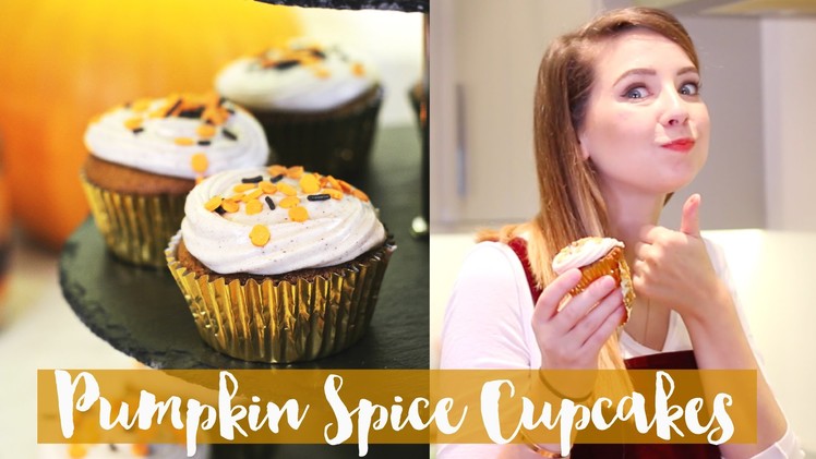 Pumpkin Spice Cupcakes with Cream Cheese Frosting | Zoella