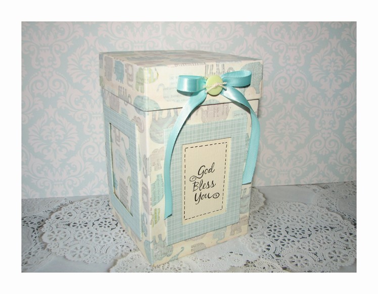 RECYCLE IDEAS: GIFT BOX WITH PICTURE FRAMES