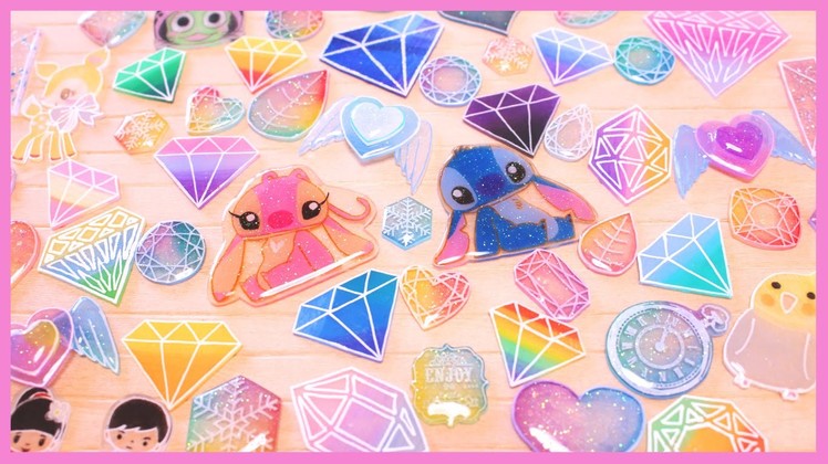 Shrink Plastic Update: Stitch & Angel and GEMS! ♡