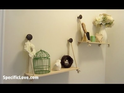 Simple Custom Hanging Shelves - How to build