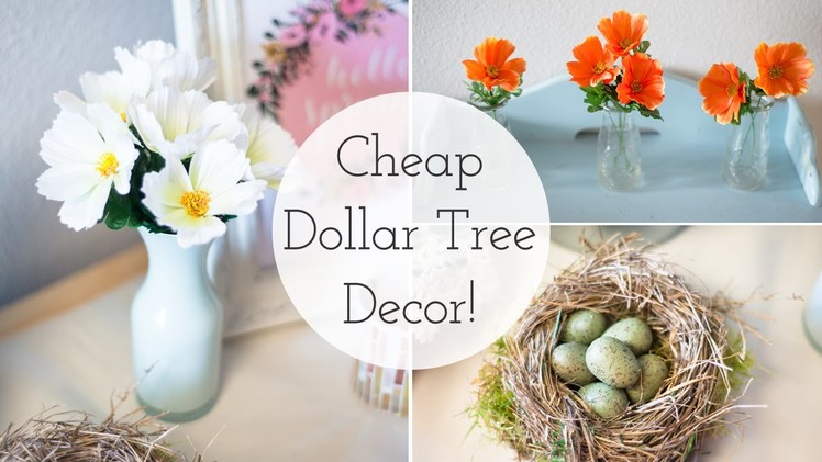 Spring Decor 2016 | Cheap Dollar Tree DIY Ideas