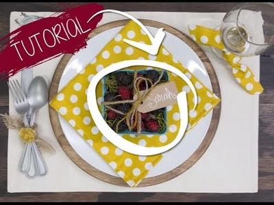 Table Setting Tutorial: Berry Basket