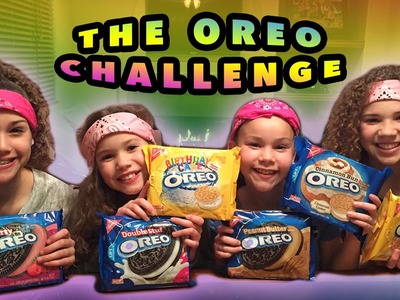 The Oreo Challenge!  (Haschak Sisters)