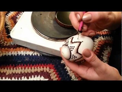 Traditional polish easter egg