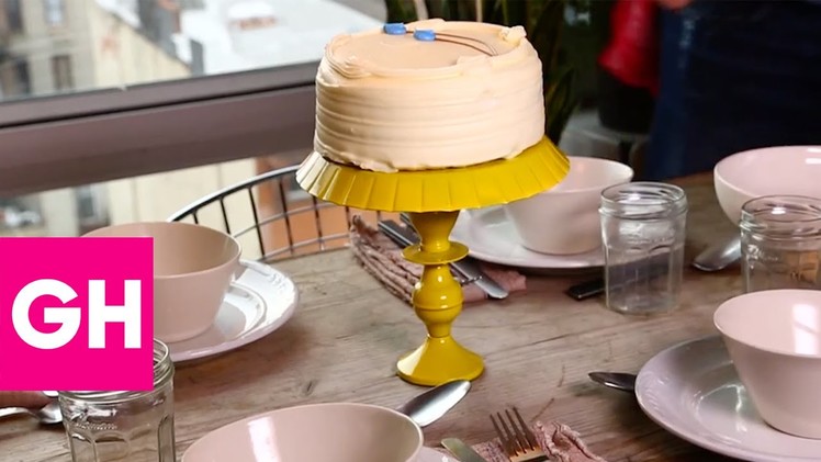 Upcycled Pie Tin Cake Stand | GH