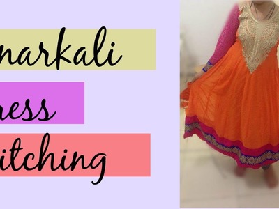24 Panel Anarkali Dress Part 2 - Stitching and Final finishing