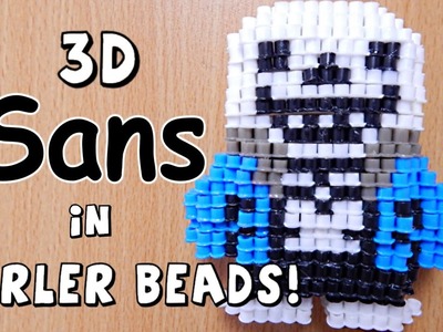 3D Perler Bead Tutorial SANS (Undertale)