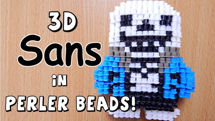 3D Perler Bead Tutorial SANS (Undertale)