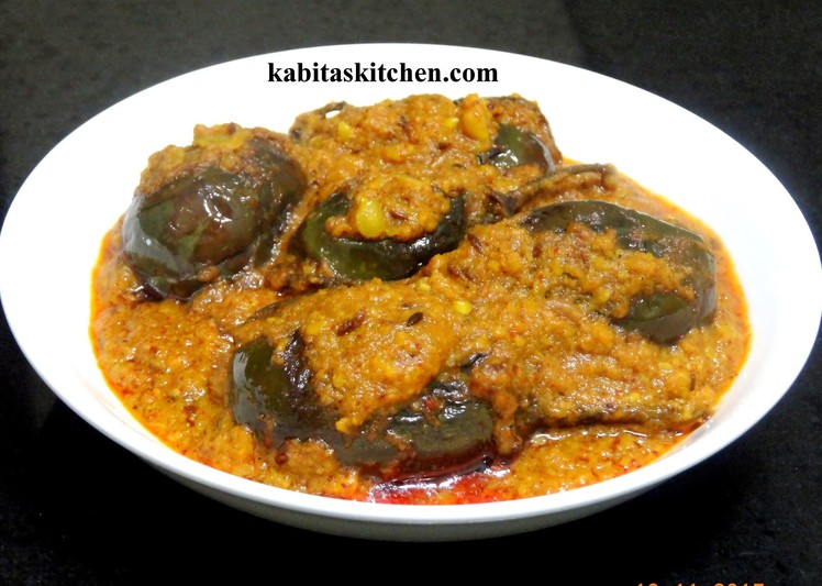 Baingan Masala Recipe-Spicy Masala Baingan-Brinjal Masala Curry-Eggplant Curry