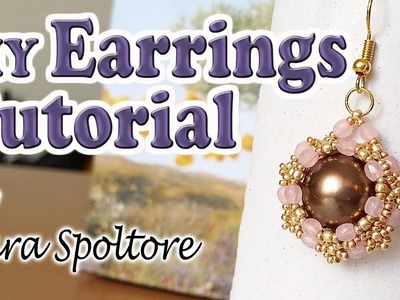 BeadsFriends: beading tutorial - DIY earrings for beginners - How to make earrings