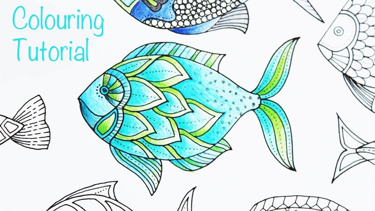 Colouring Tutorial - how to color a #LostOcean fish