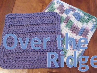Crochet a cute dishcloth! Quick and easy tutorial