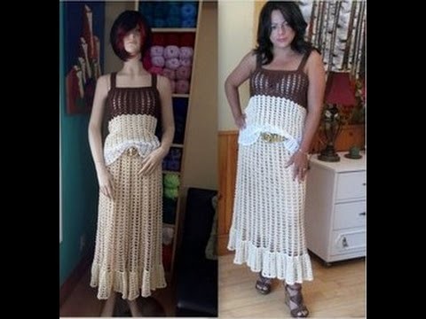Crochet skirt and blouse set, (blouse) - with Ruby Stedman