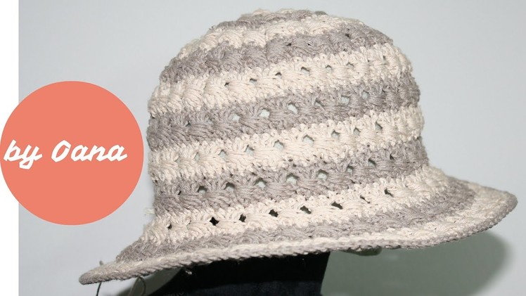 Crochet summer hat   by Oana