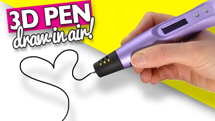 DIY | DRAW IN THE AIR?! - 3D Printing Pen Tutorial