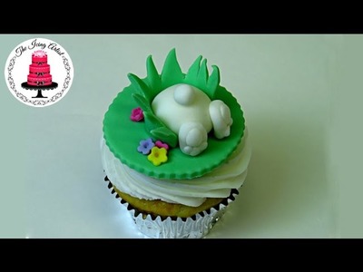 Easter Bunny Bum Cupcake - How To With The Icing Artist