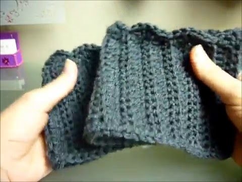 Easy & Quick Crocheted Boot Cuffs w. Scallop Edge | Video Tutorial