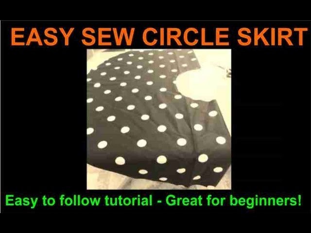 Easy Sew Circle Skirt