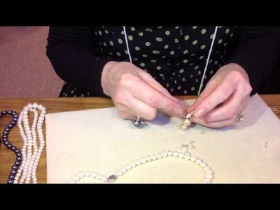 Fabulous How To: Stringing Pearls with Angie (AKA Super Gran) from Jersey Pearl