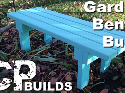 Garden Bench Made Out Of 2x4's