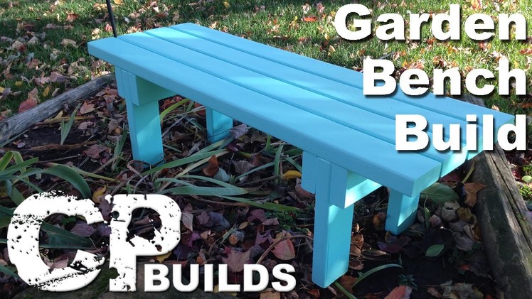 Garden Bench Made Out Of 2x4's