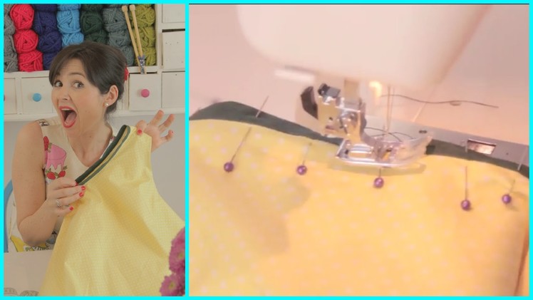 How to attach a bias binding and armhole