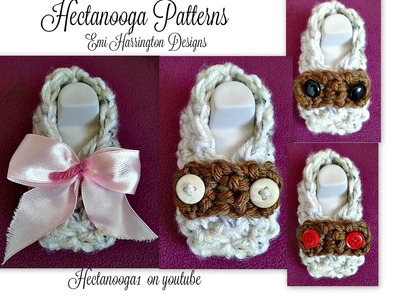 How to crochet baby loafer booties, newborn to 3 months, free pdf pattern
