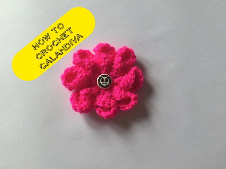 How to crochet calandiva