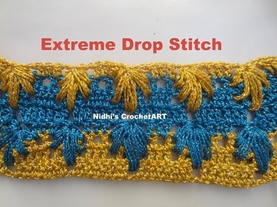 How To Crochet- Extreme Drop Stitch Tutorial