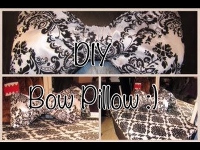 ❤How To❤ Homemade Bow Shaped Pillow [Hello kitty. No]