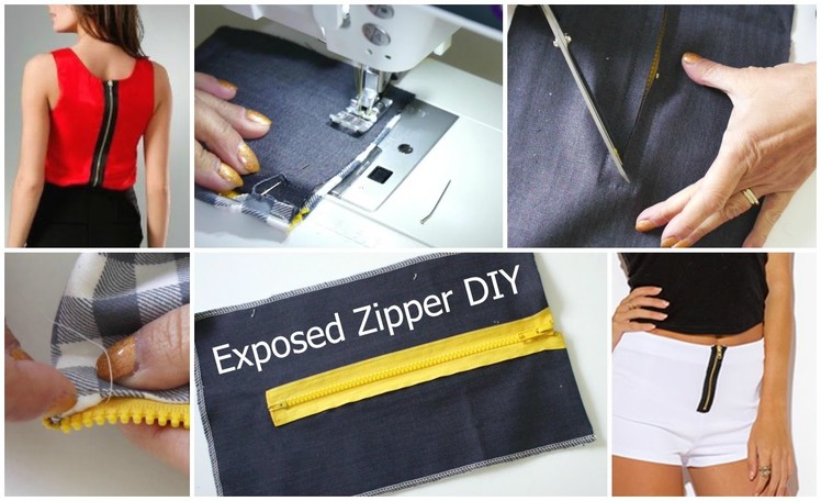 How to insert a fashion Zipper!