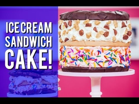 How to Make a BASKIN-ROBBINS COOKIE ICE CREAM SANDWICH! Peanut Butter, Chocolate and Cookie Dough!